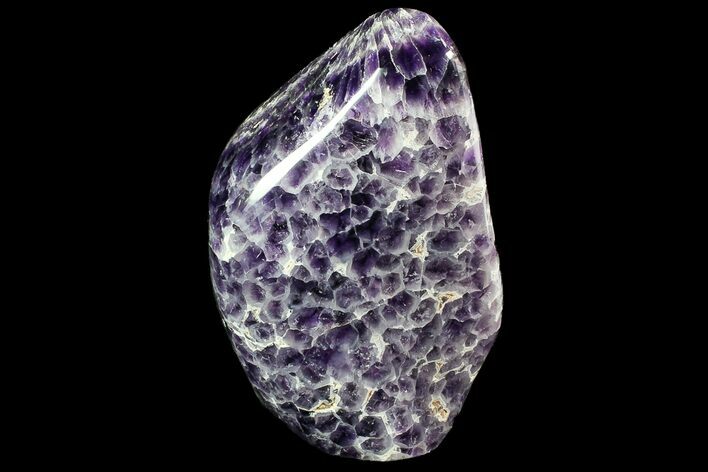 Tall Polished, Chevron Amethyst Freeform - Morocco #92829